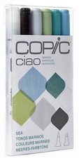 COPIC CIAO Markers SEA - 6 pcs