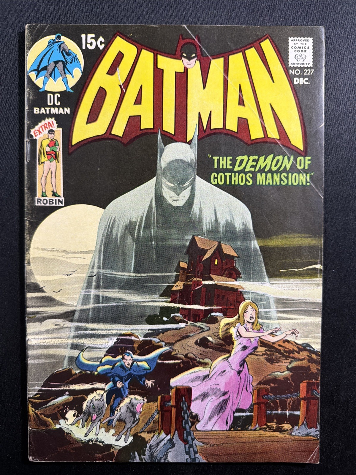Batman #227 1970 Neal Adams Classic Cover DC Comics 1st Print VG