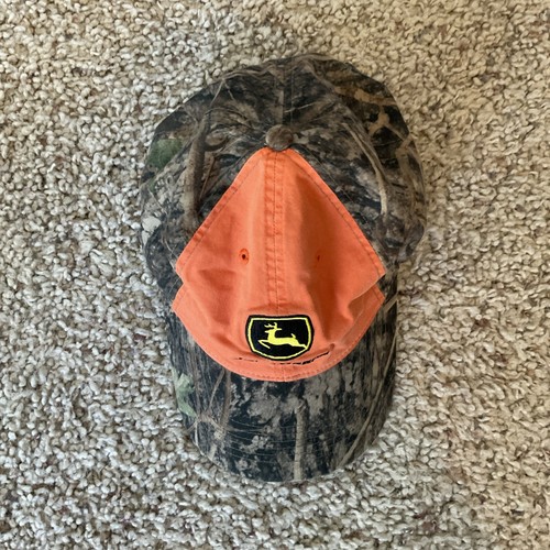 John Deere Camo Baseball Cap By Pacific Headwear Vintage Style NWOT - Picture 3 of 4