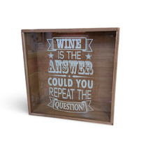 Cork Collection Box Wine Prosecco Wedding Gift Home Gift For Couples Home Bar