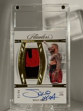 2024 Panini Flawless WWE Solo Sikoa Patch Auto #d /10