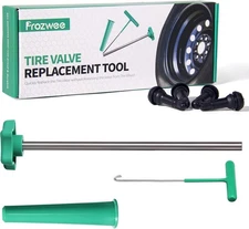 Tire Valve Stem Core Quickly Replacement Tool Kit, Perfect Tool for Leaky Valves