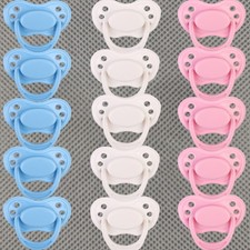 100pc Magnetic Pacifiers Dummy Nipples for Reborn Baby Dolls Accessory Toys Gift