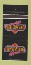 Matchbook Cover - Universal Studios Hollywood CA 30 Strike