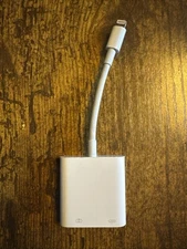 Authentic & Genuine Apple Lightning to USB 3.0 Type-A Camera Adapter A1619 MINT
