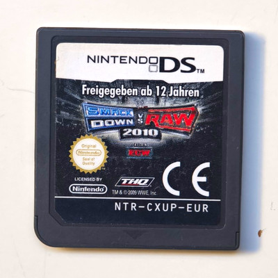 THQ Nintendo DS WWE SmackDown vs. Raw 2010 PAL USK 12 Sport NTR-CXUP-EUR