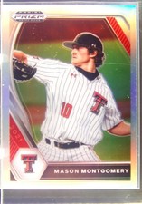 2021 Prizm Draft Picks Mason Montgomery Silver Prizm #PDP191 Raiders