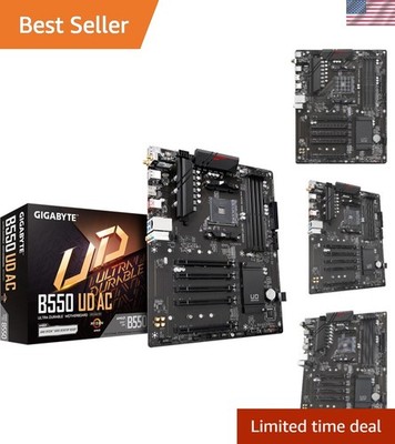 High-Performance B550 UD AC Motherboard - ATX, Dual M.2, Enhanced Power Design