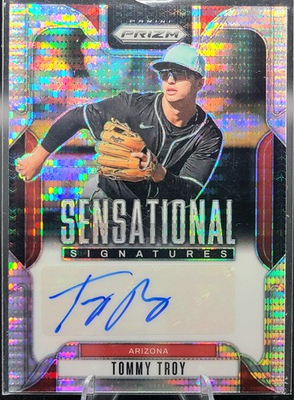#ad 2025 Panini Prizm TOMMY TROY Sensational Signatures Pulsar Prizm AUTO 199 RC $12.00