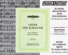 Klavier Lieder der Romantik CD 