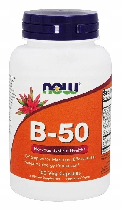 NOW FOODS, B-50-Komplex, 100 Kapseln, B-Komplex - Bild 1 von 1