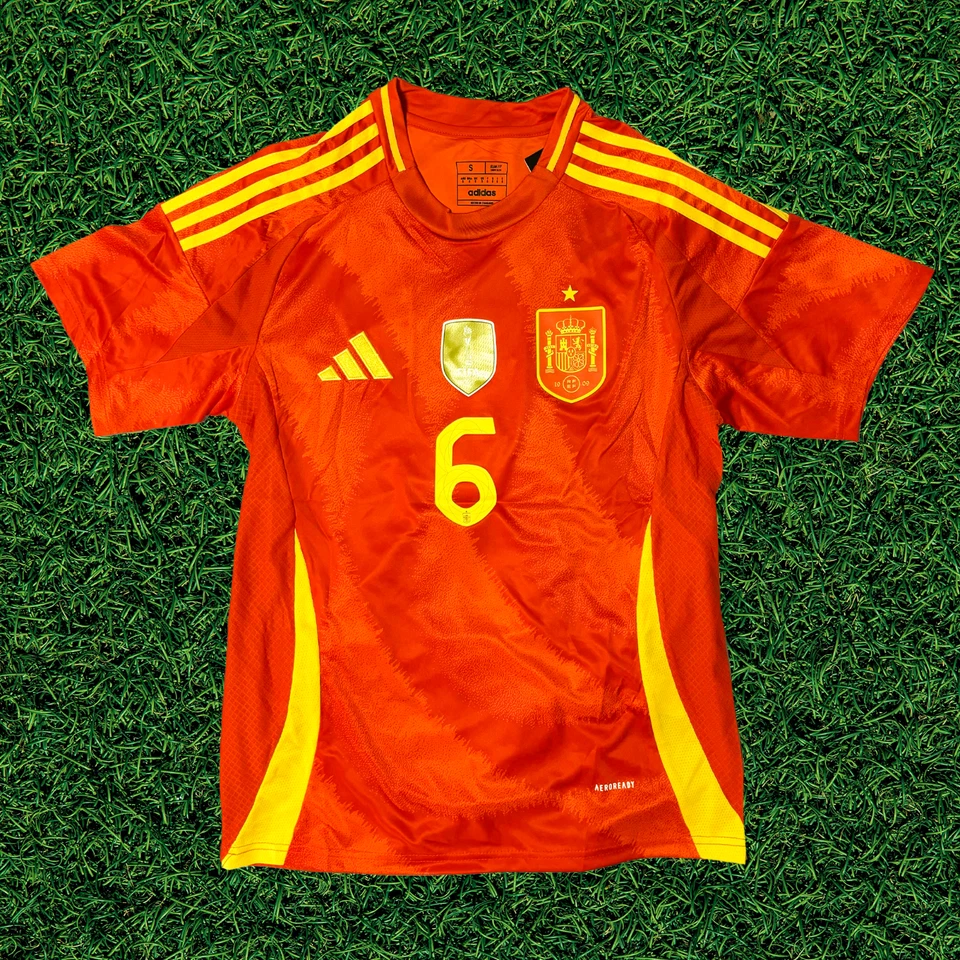 2025 Spain Aitana Bonmati #6 World Cup Home Version Jersey - Women's Small/S - Image 2 of 4