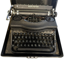 Remington Typewriter Quiet Model 1 Vintage Manual With Case thumbnail