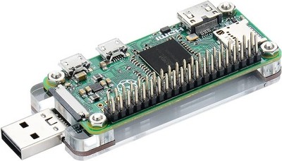 USB Dongle Erweiterungsplatine mit Gehäuse für Raspberry Pi Zero 2 W/Zero W
