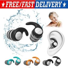 Reusable Silicone Ear Plugs Noise Cancelling Earplugs Protector Study Sleep Swim
