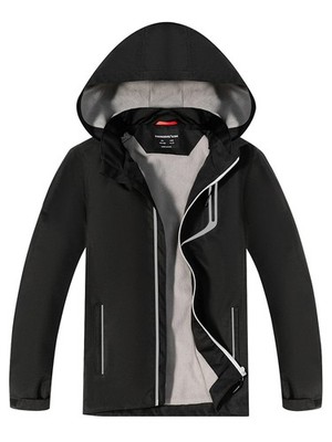 Boys Girls Rain Jacket Kids Lightweight School Coats Waterproof Hooded Rainco...
