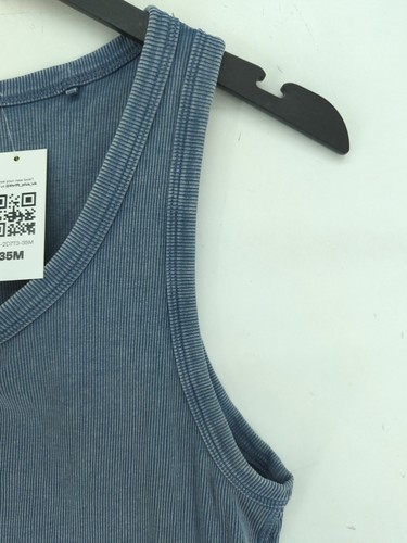 COS Men's T-Shirt M Blue Cotton with Elastane Basic - Picture 5 of 6