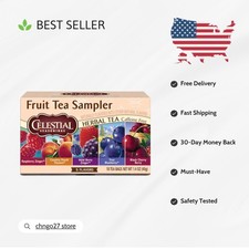 Lavish Herbal Tea Collection: Caffeine-Free Fruit Flavors, 18 Tea Bags Included
