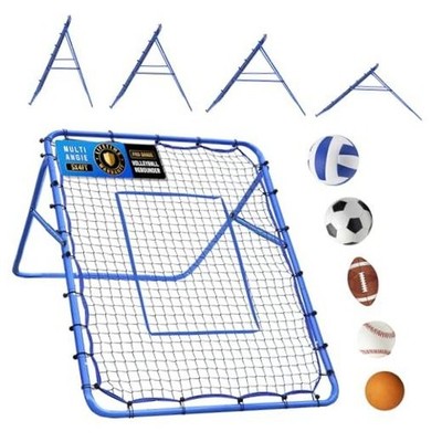 Volleyball Baseball Rebounder Net, Softball 5FTx4FT Multi-Sport Rebounder Net
