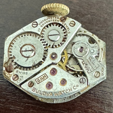 VINTAGE LADIES BULOVA WRISTWATCH MOVEMENT CAL. 6AM NOT RUNNING BAD STAFF