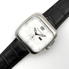 [Excellent Condition, Working] GUCCI Coupe Small Seconds Square 131.3 Watch