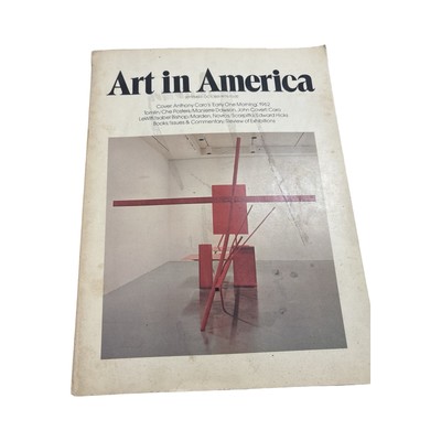 Art In America September-October 1975 Magazine Anthony Caro Tomlin Che Posters