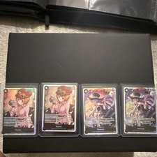 Bandai One Piece Card Game Koala & Perona 4 Card Lot English Foil Regular