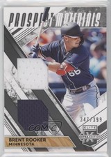 2019 Elite Extra Edition Dual Prospect Materials Black 347/399 Brent Rooker rf2