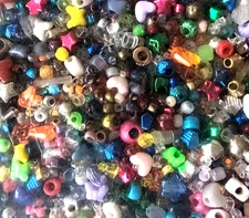 5 Pounds Assorted Plastic Beads Mix Bulk Decorative Arts Crafts