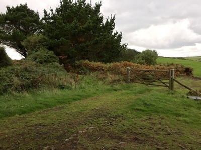 Photo A2 Gate to the fields Northward On the hill above Old Grimsby c2016