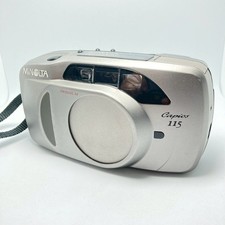 Minolta Capios 115 Film Camera Used Strap Included, Unsure Operation