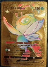 Pokemon | CELEBI VMAX 199/198 | GOLD FOIL Collectible | Rainbow Chilling Reign  on eBay