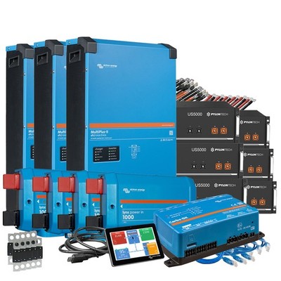 Batterie 19,2-28,2kWh Backup-Kit Nachrüstsatz US5000 Akku + Victron Multiplus-II