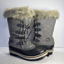 Size 6 SOREL Joan of Arctic Waterproof Insulated Faux Fur Snow Boots