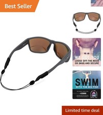 No Tail Adjustable Eyewear Retainer Cable Strap: Sunglasses, Eyeglasses, Glas...