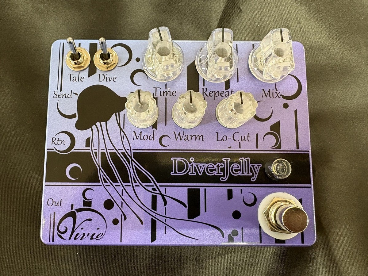 Vivie Diver Jelly ディレイ エフェクター Amazon | Vivie Diver Jelly コンパクトエフェクター／ディレイ