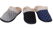 Woman Fur Lined Memory Foam Indoor Heart Slippers Comfortable Durable Non-Slip