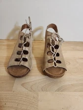 Sofft Maize Womens Sandal Anthracite Suede Size 7 M