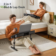 Laptop Bed Desk, Laptop Tray Computer Lap Desk for Bed Couch Sofa Floor, Bed ...