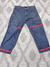 Vintage Marithe Francois Girbaud Jeans Mens 44x32 Red Strap Cargo