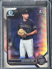 Cox, Jackson - 2022 Bowman Draft Chrome - Refractor