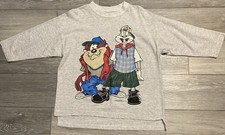 1993 Vtg. Looney Tunes Taz, Bugs Bunny Characters Warner Bros. T-Shirt Size L 