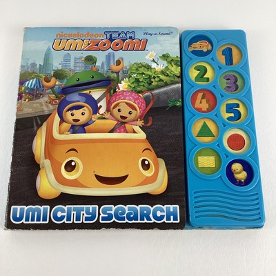 Nickelodeon Team Umizoomi Play A Sound Hardcover Book Umi City Search 2013