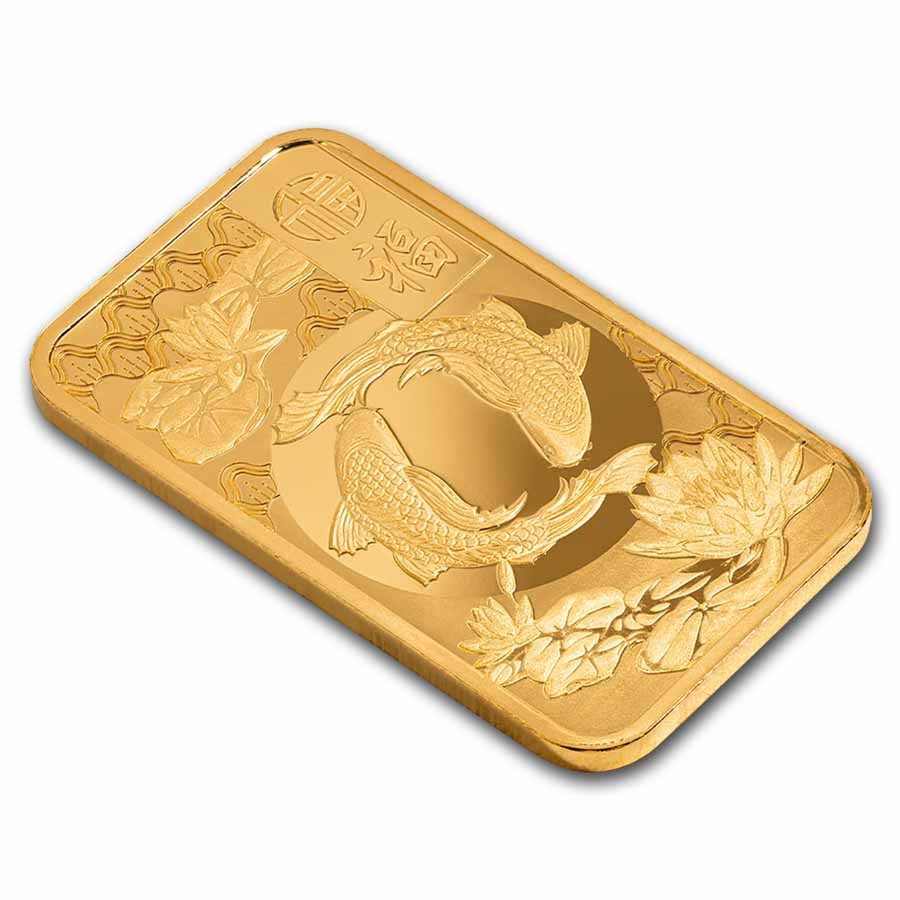 2025 1 oz Gold Bar - PAMP Good Luck Koi Fish (Assay) | eBay