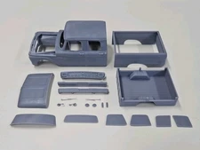 ABS-LIKE RESIN 3D PRINTED 1/25 1966 FORD F-250 CREW CAB PICK UP BODY SET