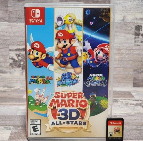 Super Mario 3D All-Stars (Nintendo Switch, 2020) Authentic Tested Game CIB
