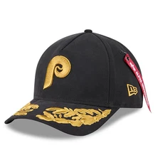 Men's New Era x Alpha Industries  Black Philadelphia Phillies A-Frame 9FORTY