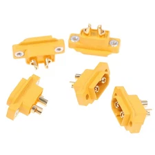 5pcs XT60E-M Mountable XT60 Male Plug Connector For RC Models Multicopter Motor