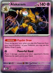 Alakazam 056/132 Mega Evolutions Holo Rare