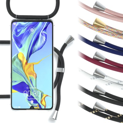 Hülle Huawei Mate 20X Umhängehülle mit Band Handykette Schutz Case Silikon Cover
